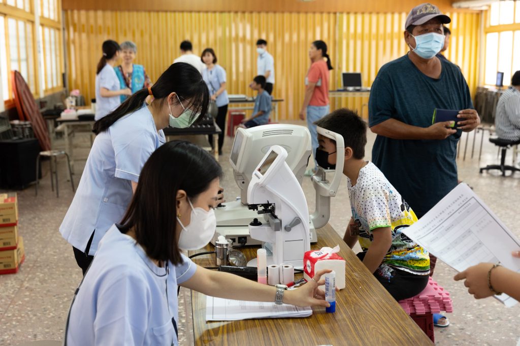 三週年義診,嘉義港口宮,眼睛檢查