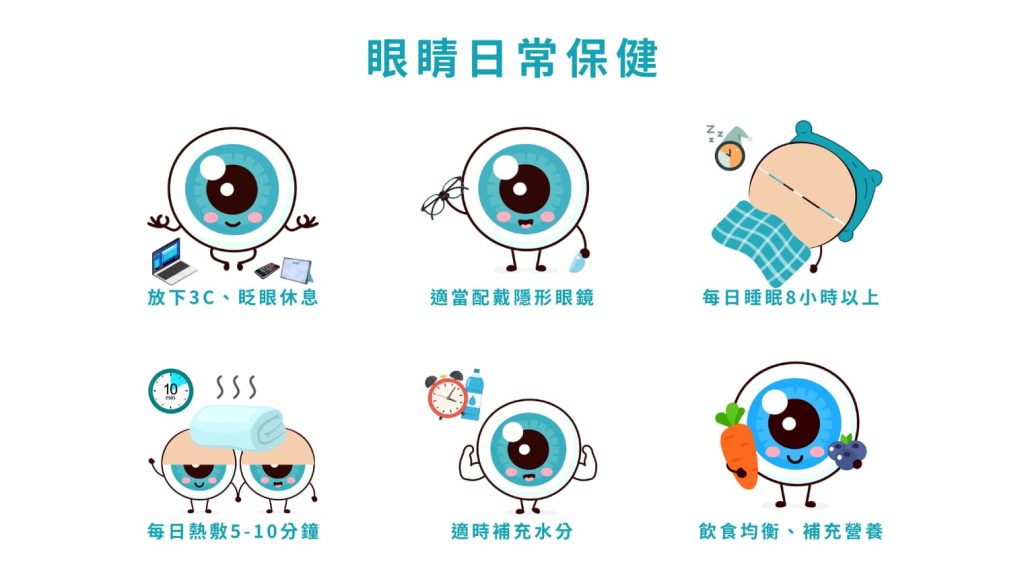 眼睛日常保健,嘉義雲林台南眼科,信賴,賴麗如